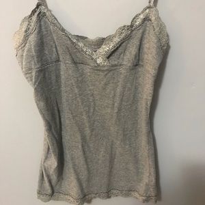 Aeropostale grey cami with lace